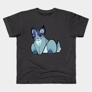 Blueberry Alien Cat :: Canines and Felines Kids T-Shirt